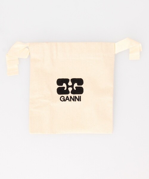 FREAK'S STORE（フリークスストア）の「GANNI/ガニー COMPACT WALLET / A6150 / コンパクトウォレット（財布・レディース・ブラック・ONE SIZE）」の5枚目の写真