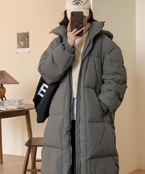 【セール】フード付き中綿ロングコート（ダウンジャケット/コート）｜Doula Doula（ドゥーラドゥーラ）