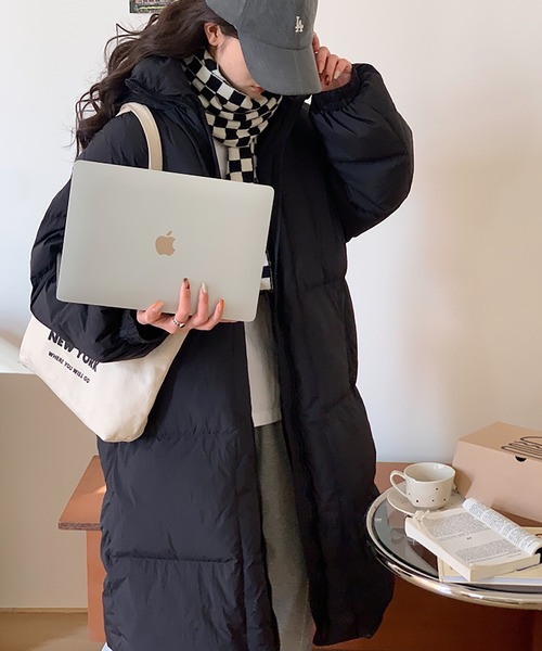 【セール】フード付き中綿ロングコート（ダウンジャケット/コート）｜Doula Doula（ドゥーラドゥーラ）