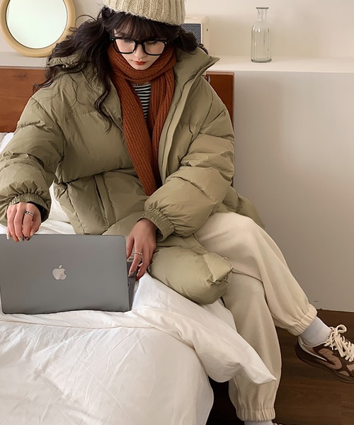 【セール】フード付き中綿ロングコート（ダウンジャケット/コート）｜Doula Doula（ドゥーラドゥーラ）