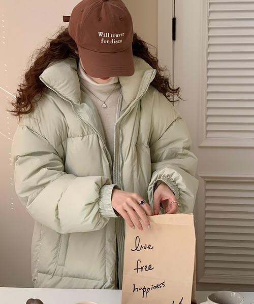 【セール】フード付き中綿ロングコート（ダウンジャケット/コート）｜Doula Doula（ドゥーラドゥーラ）