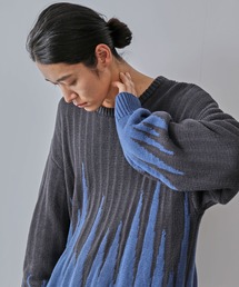 JUNRED | 【一部店舗限定】バイカラージャガードニット(ニット/セーター)