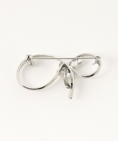 B:MING by BEAMS（ビーミングバイビームス）の「【セレモニー・フォーマル】リボン ブローチ（ブローチ/コサージュ・レディース・シルバー/ゴールド・ONE SIZE）」の3枚目の写真