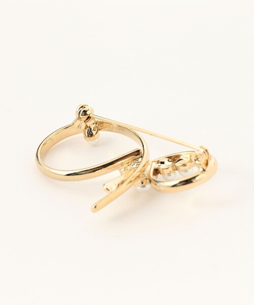 B:MING by BEAMS（ビーミングバイビームス）の「【セレモニー・フォーマル】リボン ブローチ（ブローチ/コサージュ・レディース・シルバー/ゴールド・ONE SIZE）」の7枚目の写真