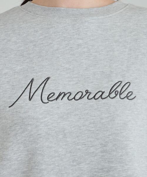 SHOO・LA・RUE（シューラルー）の「◆【洗える/S-LL】ふわふわあったか裏起毛 グラフィックスウェット【SHOO WARM】（スウェット・レディース・ホワイト系3/グレー系/ピンク系1/チャコール・04/03/02/01）」の22枚目の写真