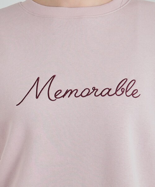 SHOO・LA・RUE（シューラルー）の「◆【洗える/S-LL】ふわふわあったか裏起毛 グラフィックスウェット【SHOO WARM】（スウェット・レディース・ホワイト系3/グレー系/ピンク系1/チャコール・04/03/02/01）」の17枚目の写真