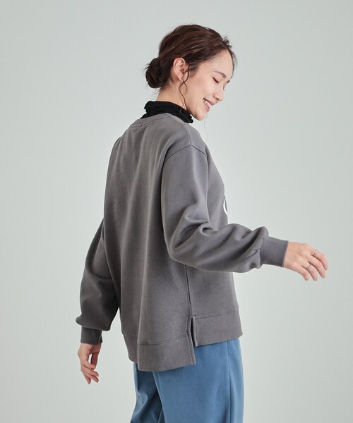 洗える/S-LL】ふわふわあったか裏起毛 グラフィックスウェット【SHOO