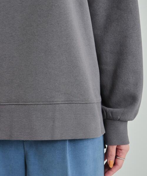 SHOO・LA・RUE（シューラルー）の「◆【洗える/S-LL】ふわふわあったか裏起毛 グラフィックスウェット【SHOO WARM】（スウェット・レディース・ホワイト系3/グレー系/ピンク系1/チャコール・04/03/02/01）」の5枚目の写真