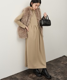 Shelly island | ウエスト切り替フレアワンピース(ワンピース)