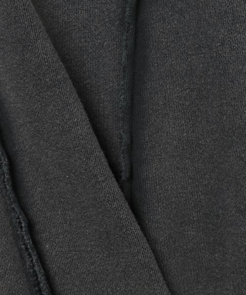 JEANASIS（ジーナシス）の「アウトシームウラケワイドパンツ/289639（スウェットパンツ・レディース・オフホワイト/ブラック系その他/杢グレー・FREE）」の10枚目の写真