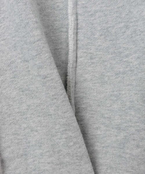 JEANASIS（ジーナシス）の「アウトシームウラケワイドパンツ/289639（スウェットパンツ・レディース・オフホワイト/ブラック系その他/杢グレー・FREE）」の12枚目の写真