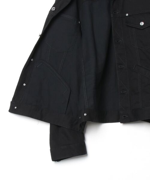 DSQUARED2(ディースクエアード)の「ICON MAXI JEAN JACKET /0251(デニムジャケット・レディース・ブラック・38/36)」の3枚目の写真