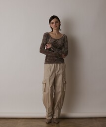 GRACE CONTINENTAL（グレースコンチネンタル）の「ナイロンジップカーゴパンツ（その他パンツ）」