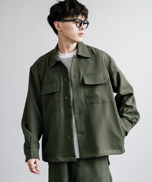 Rocky Monroe(ロッキーモンロー)の「【セットアップ】オーバーサイズCPOジャケット&パラシュートイージーパンツ(セットアップ・メンズ・チャコールグレー/ブラック/アイボリー/カーキ・M/L/LL)」の16枚目の写真