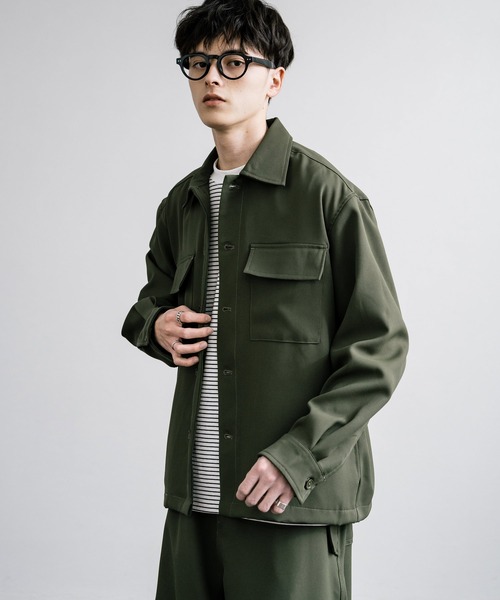 Rocky Monroe(ロッキーモンロー)の「【セットアップ】オーバーサイズCPOジャケット&パラシュートイージーパンツ(セットアップ・メンズ・チャコールグレー/ブラック/アイボリー/カーキ・M/L/LL)」の19枚目の写真