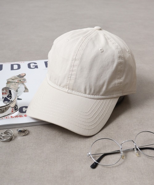 Ree&Mee（リーアンドミー）の「Ree&Mee 大きいサイズ 消臭 抗菌 ビッグサイズ ピグメントツイル キャップ（キャップ・メンズ・ピンク/インディゴブルー/オレンジ/ライトブルー/ネイビー/ベージュ/ブラック/グリーン/ブラウン/サンドベージュ/ホワイト/カーキ/グレー/ブルー/ワイン・FREE）」の6枚目の写真