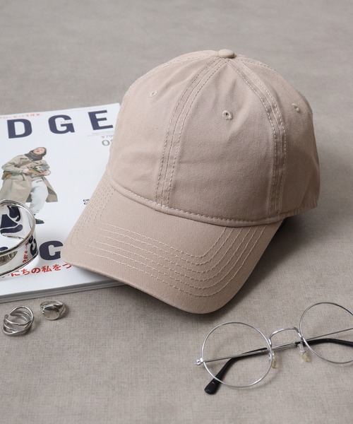Ree&Mee（リーアンドミー）の「Ree&Mee 大きいサイズ 消臭 抗菌 ビッグサイズ ピグメントツイル キャップ（キャップ・メンズ・ピンク/インディゴブルー/オレンジ/ライトブルー/ネイビー/ベージュ/ブラック/グリーン/ブラウン/サンドベージュ/ホワイト/カーキ/グレー/ブルー/ワイン・FREE）」の8枚目の写真