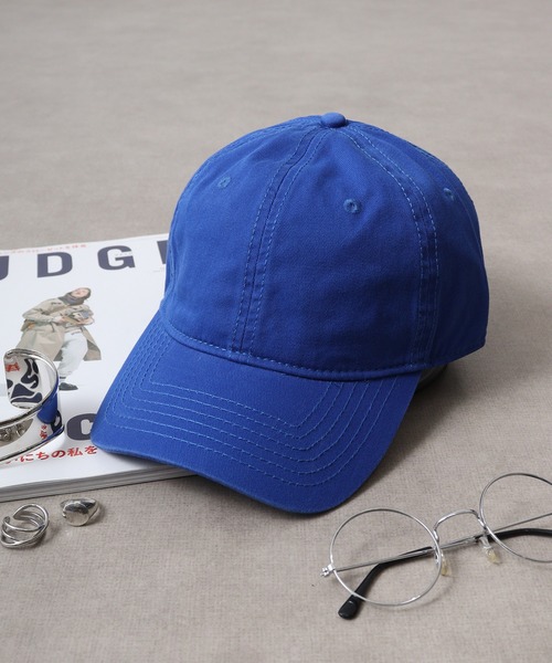 Ree&Mee（リーアンドミー）の「Ree&Mee 大きいサイズ 消臭 抗菌 ビッグサイズ ピグメントツイル キャップ（キャップ・メンズ・ピンク/インディゴブルー/オレンジ/ライトブルー/ネイビー/ベージュ/ブラック/グリーン/ブラウン/サンドベージュ/ホワイト/カーキ/グレー/ブルー/ワイン・FREE）」の12枚目の写真