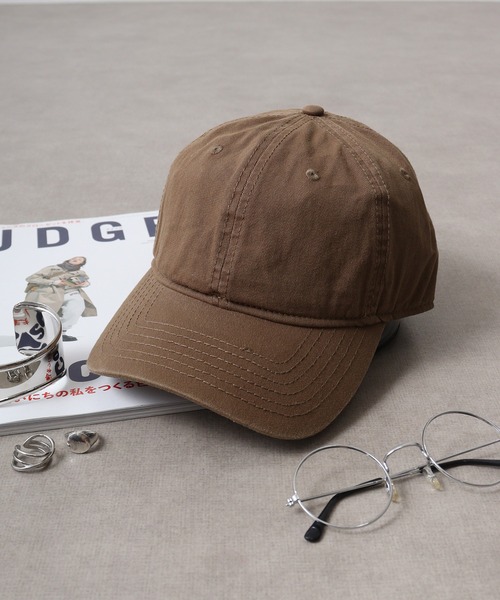 Ree&Mee（リーアンドミー）の「Ree&Mee 大きいサイズ 消臭 抗菌 ビッグサイズ ピグメントツイル キャップ（キャップ・メンズ・ピンク/インディゴブルー/オレンジ/ライトブルー/ネイビー/ベージュ/ブラック/グリーン/ブラウン/サンドベージュ/ホワイト/カーキ/グレー/ブルー/ワイン・FREE）」の7枚目の写真