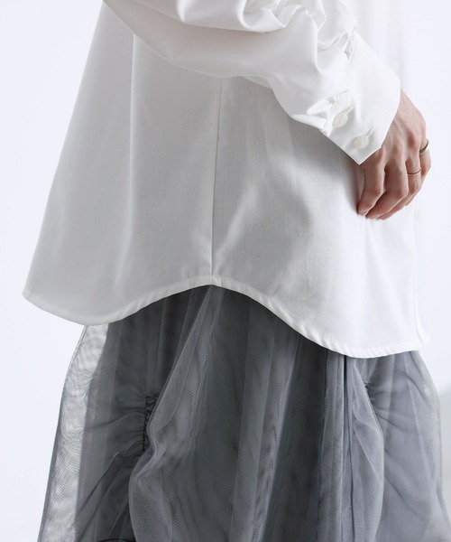 somari imagination（ソマリ イマジネーション）の「『襟フリルボウタイブラウス』（シャツ/ブラウス・レディース・ブラック/オフホワイト・2/1）」の21枚目の写真