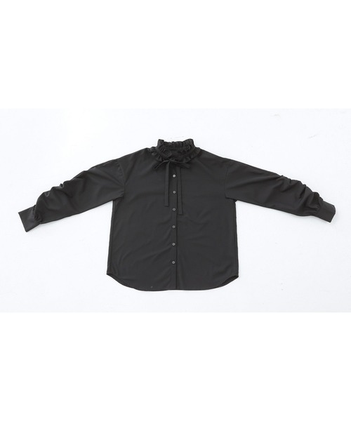 somari imagination（ソマリ イマジネーション）の「『襟フリルボウタイブラウス』（シャツ/ブラウス・レディース・ブラック/オフホワイト・2/1）」の16枚目の写真