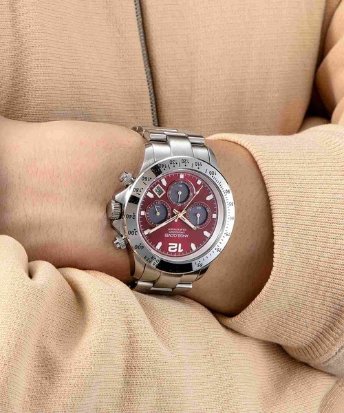 ANGELCLOVER（エンジェルクローバー）の「Angel Clover/エンジェルクローバー ルーチェ 腕時計 ACL-NLUS44SSVRE メンズ（アナログ腕時計・メンズ・レッド・FREE）」の2枚目の写真