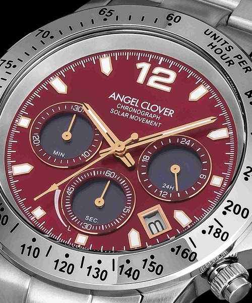 ANGELCLOVER（エンジェルクローバー）の「Angel Clover/エンジェルクローバー ルーチェ 腕時計 ACL-NLUS44SSVRE メンズ（アナログ腕時計・メンズ・レッド・FREE）」の4枚目の写真