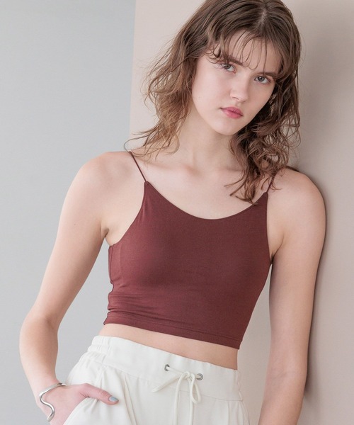 THE TREAT DRESSING ブラトップ C65 ベージュ ショッピングゴー shoppinggo 夏服 ブラトップ カップ付き
