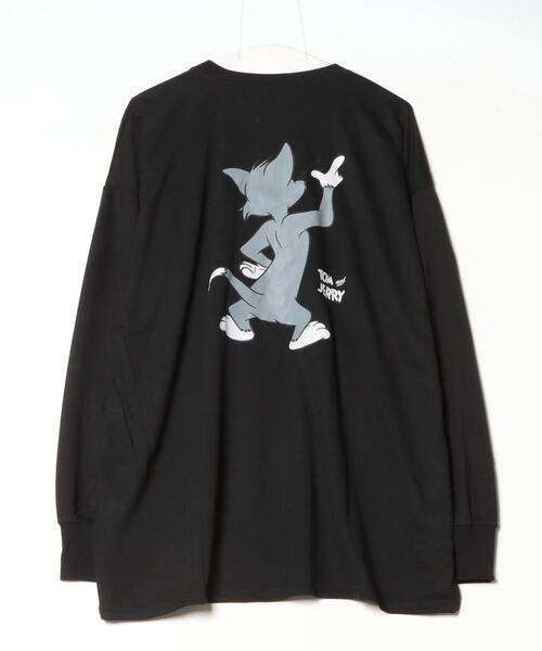 FUNALIVE（ファンアライブ）の「TOM&JERRY Back print long sleeve top / バックプリント 長袖カットソー オーバートレーナー unisex（Tシャツ/カットソー・メンズ・ホワイト系/ブラック/ホワイト系1/杢グレー/ダークグリーン/ネイビー系/グレー系/チャコールグレー/ベージュ系/ダークグリーン系/ネイビー系1/オートミール/チャコール/ベージュ/ネイビー/ブラック系・L/XL/M）」の20枚目の写真