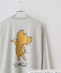 TOM&JERRY Back print long sleeve top / バックプリント 長袖カットソー オーバートレーナー unisex