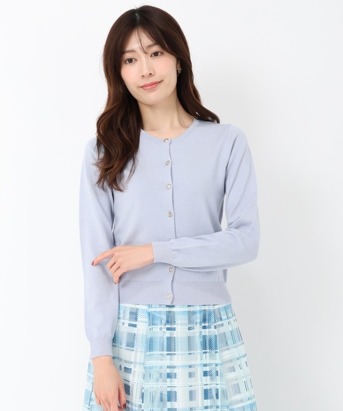 MISCH MASCH(ミッシュマッシュ)の「ベーシック金釦カーディガン(カーディガン/ボレロ・レディース・ホワイト/イエロー/ブラック/ホワイト×ブラック/ブルー・S/M)」の11枚目の写真