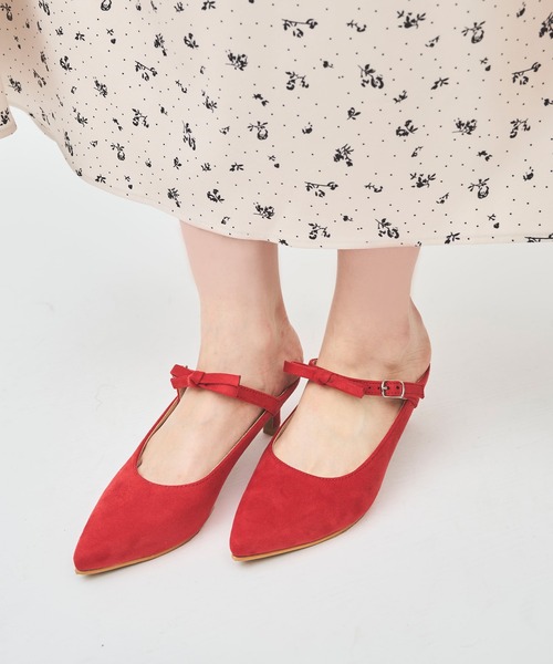 31 Sons de mode（トランテアン　ソン　ドゥ　モード）の「リボンパンプス（パンプス・レディース・シルバー/レッド/ブラック・L/M/S）」の11枚目の写真