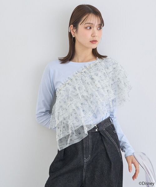 earth music&ecology(アースミュージックアンドエコロジー)の「シンデレラ/総柄プリントマルチビスチェ(ベスト・レディース・ホワイト/サックスブルー・FREE)」の22枚目の写真