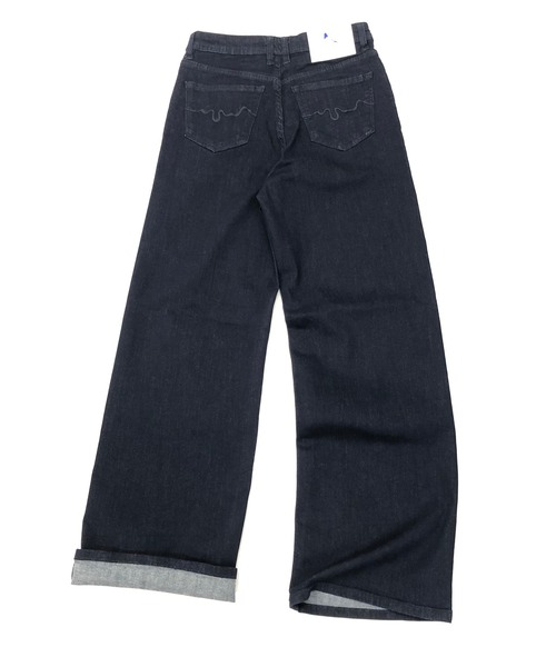 London Denim(ロンドンデニム)の「London Denim(Hampton)Ultra wide Buggy(デニムパンツ・レディース・ダークインディゴブルー/インディゴブルー・S/M/L/LL)」の9枚目の写真