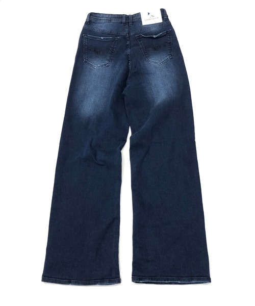 London Denim(ロンドンデニム)の「London Denim(Hampton)Ultra wide Buggy(デニムパンツ・レディース・ダークインディゴブルー/インディゴブルー・S/M/L/LL)」の14枚目の写真