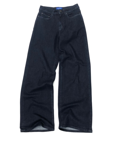 London Denim(ロンドンデニム)の「London Denim(Hampton)Ultra wide Buggy(デニムパンツ・レディース・ダークインディゴブルー/インディゴブルー・S/M/L/LL)」の8枚目の写真