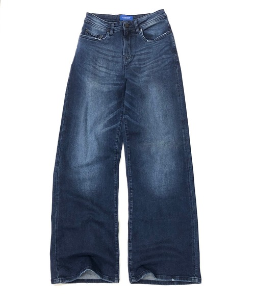 London Denim(ロンドンデニム)の「London Denim(Hampton)Ultra wide Buggy(デニムパンツ・レディース・ダークインディゴブルー/インディゴブルー・S/M/L/LL)」の13枚目の写真