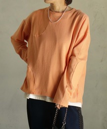 BITTOKO（ビットコ）の「定番ワッフル切替ロンT（Tシャツ/カットソー）」