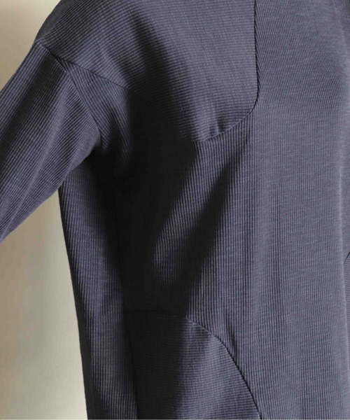 BITTOKO（ビットコ）の「定番ワッフル切替ロンT（Tシャツ/カットソー・レディース・サックスブルー/オレンジ/パープル/ネイビー/ホワイト・FREE）」の16枚目の写真