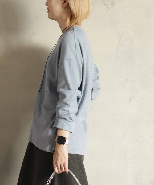 定番ワッフル切替ロンT（Tシャツ/カットソー）｜BITTOKO