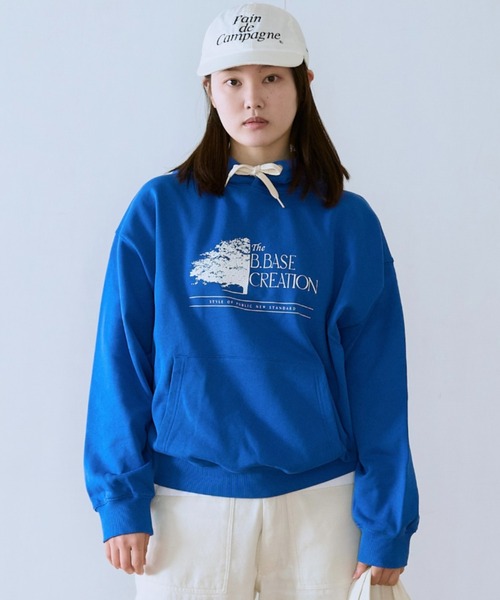BROKEN BASE（ブロークンベース）の「B.BASEアソートフーディ（パーカー・メンズ・ネイビー/ブルー系/サックスブルー系2/ブラック系/グレー系/ネイビー系2/杢グレー・LARGE/MEDIUM/SMALL）」の6枚目の写真