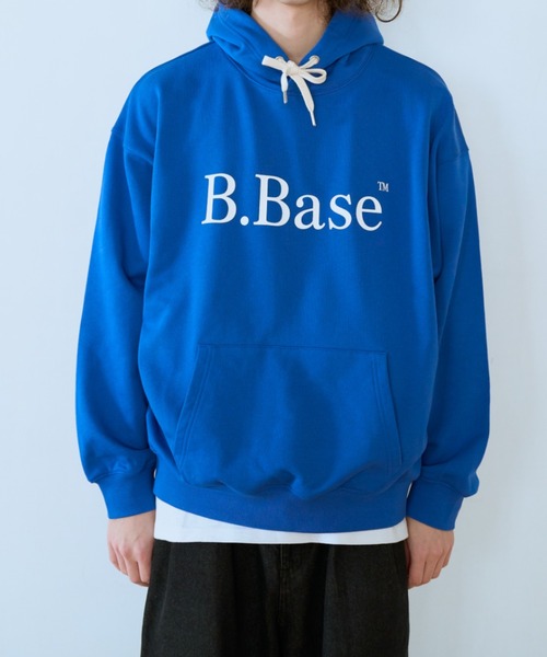 BROKEN BASE（ブロークンベース）の「B.BASEアソートフーディ（パーカー・メンズ・ネイビー/ブルー系/サックスブルー系2/ブラック系/グレー系/ネイビー系2/杢グレー・LARGE/MEDIUM/SMALL）」の8枚目の写真