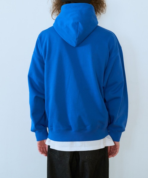 BROKEN BASE（ブロークンベース）の「B.BASEアソートフーディ（パーカー・メンズ・ネイビー/ブルー系/サックスブルー系2/ブラック系/グレー系/ネイビー系2/杢グレー・LARGE/MEDIUM/SMALL）」の10枚目の写真