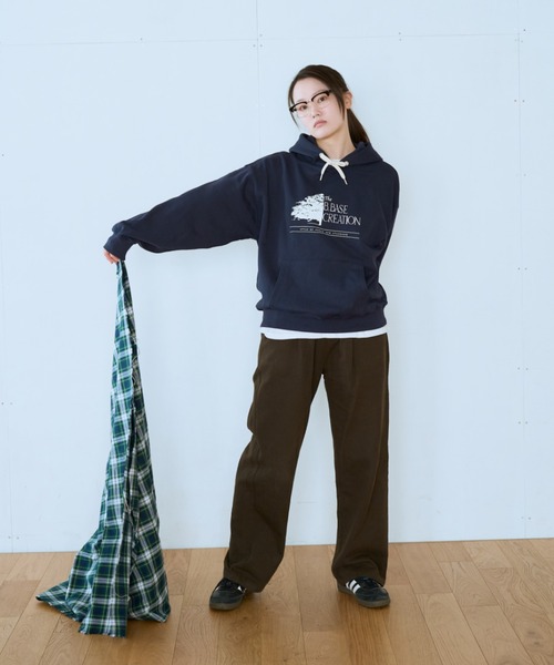 BROKEN BASE（ブロークンベース）の「B.BASEアソートフーディ（パーカー・メンズ・ネイビー/ブルー系/サックスブルー系2/ブラック系/グレー系/ネイビー系2/杢グレー・LARGE/MEDIUM/SMALL）」の13枚目の写真