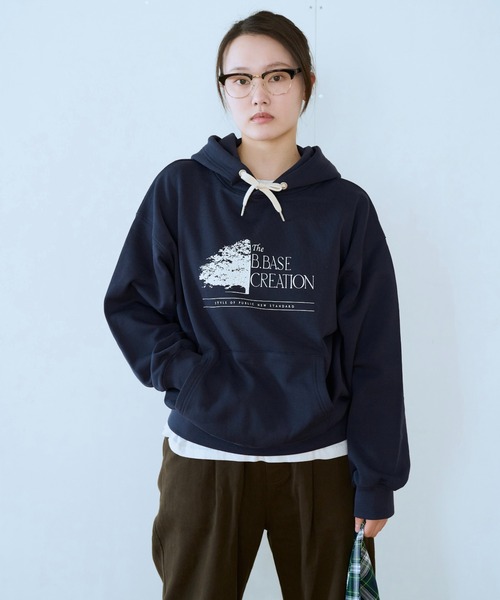 BROKEN BASE（ブロークンベース）の「B.BASEアソートフーディ（パーカー・メンズ・ネイビー/ブルー系/サックスブルー系2/ブラック系/グレー系/ネイビー系2/杢グレー・LARGE/MEDIUM/SMALL）」の15枚目の写真