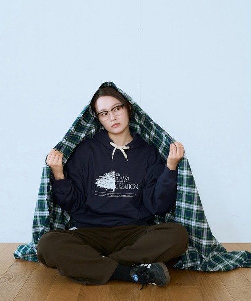 BROKEN BASE（ブロークンベース）の「B.BASEアソートフーディ（パーカー・メンズ・ネイビー/ブルー系/サックスブルー系2/ブラック系/グレー系/ネイビー系2/杢グレー・LARGE/MEDIUM/SMALL）」の18枚目の写真