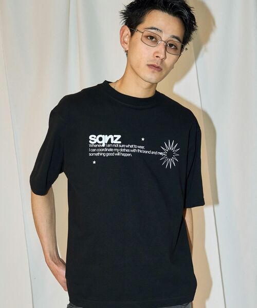 SEQUENZ（シークエンズ）の「【sqnz（エスキュンズ）】sqnz logo s/s tee / Tシャツ 半袖 クルーネック 短丈（Tシャツ/カットソー・メンズ・ホワイト/その他2/ブラック・SMALL/MEDIUM/LARGE）」の3枚目の写真
