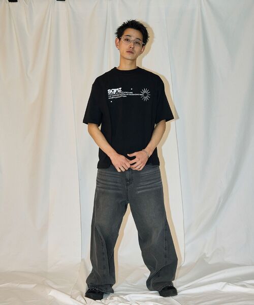 SEQUENZ（シークエンズ）の「【sqnz（エスキュンズ）】sqnz logo s/s tee / Tシャツ 半袖 クルーネック 短丈（Tシャツ/カットソー・メンズ・ホワイト/その他2/ブラック・SMALL/MEDIUM/LARGE）」の6枚目の写真