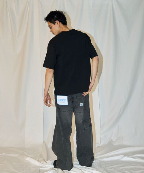 SEQUENZ（シークエンズ）の「【sqnz（エスキュンズ）】sqnz logo s/s tee / Tシャツ 半袖 クルーネック 短丈（Tシャツ/カットソー・メンズ・ホワイト/その他2/ブラック・SMALL/MEDIUM/LARGE）」の7枚目の写真