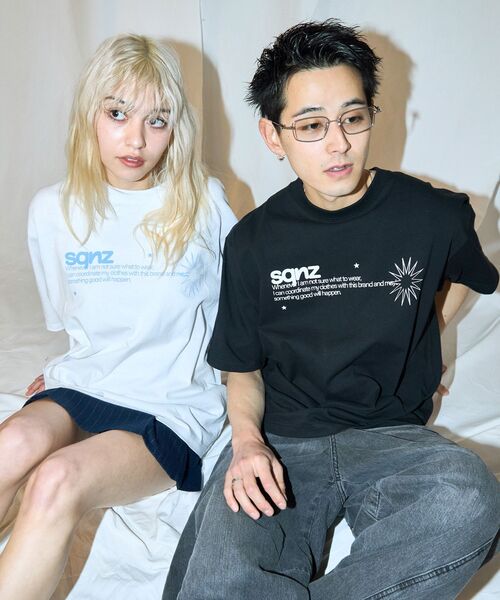 SEQUENZ（シークエンズ）の「【sqnz（エスキュンズ）】sqnz logo s/s tee / Tシャツ 半袖 クルーネック 短丈（Tシャツ/カットソー・メンズ・ホワイト/その他2/ブラック・SMALL/MEDIUM/LARGE）」の13枚目の写真
